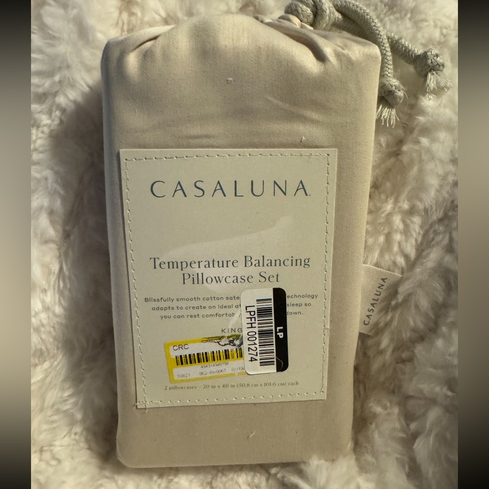 CASALUNA Temperature Balancing Pillowcase Set